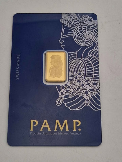 PAMP Suisse Lady Fortuna 24ct Fine Gold Bar – 2.5g – CertiPAMP Assay Card – Sealed