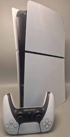 Sony Playstation 5 Slim Digital Console, 1TB, White, Unboxed with leads and one controller