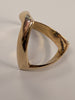 9ct Gold Wishbone Ring