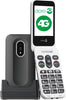 Doro Leva L20 Unlocked Mobile Phone for Seniors - Large Display - Assistance Button With GPS Location - Basic Phone