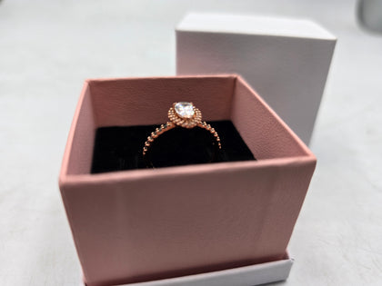 pandora pear halo ring size l