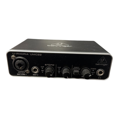 Behringer Umc22 Audio Interface