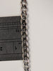 9ct White Gold Curb Chain 18"