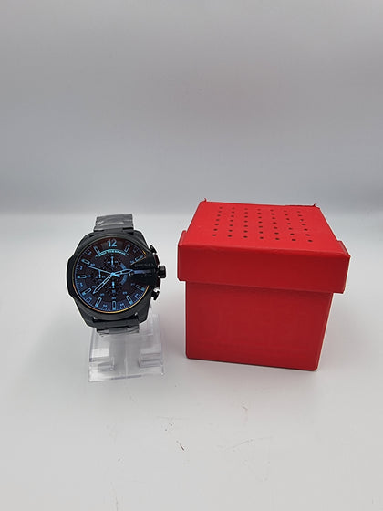 Diesel Mega Quartz Men's Watch - Chronograph, With Date, Stainless Steel Bracelet - Comes With Original Box