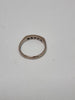 9CT White Gold Ladies Ring With Stones (NOT DIA) - 2.82 Grams - Size M
