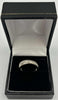 9ct 375 white gold with stones 2.3g size M