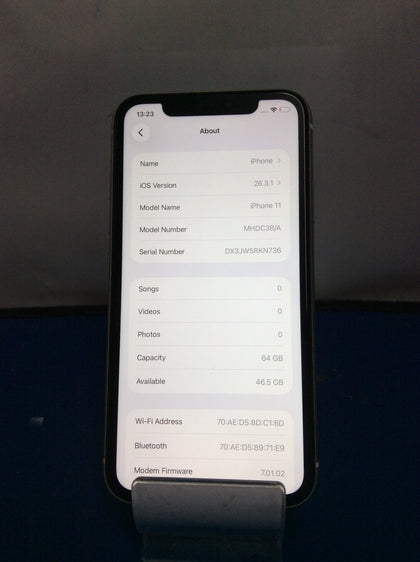 Apple iPhone 11 (Silver) - 64GB Storage