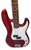 Fender Squire Bass Guitar- Red