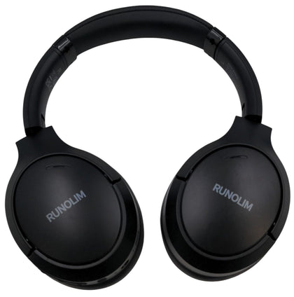 RUNOLIM Hybrid Active Noise Cancelling, Over Ear Headphones, Wireless, Bluetooth, Black