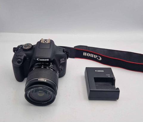 Canon EOS 2000D - 18-55mm III Lens - Black - Includes Charger *UNBOXED*