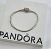 Pandora Moments Pave Heart Clasp Snake Bracelet 18cm