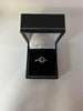 Ladies 9ct yellow gold diamond flower ring size p  2.54G stamped