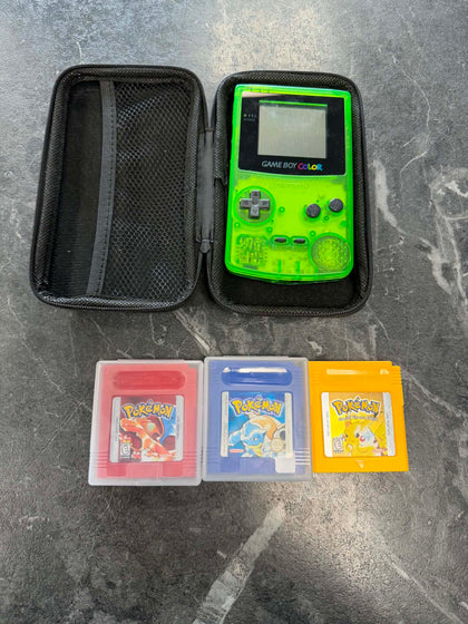 Nintendo Gameboy Colour Lime Green Handheld Console