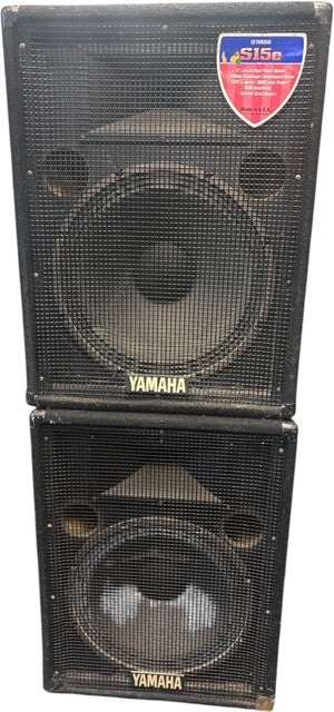 Yamaha S15e Monitor/PA Speaker System Max 500 Watts 8 Ohms (Pair) **Store Collection Only**