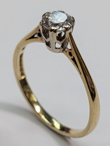 18ct Gold Single Stone Ring