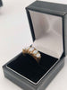 9ct Yellow Gold 5 Opal Stone Ring - Size Q - 4.34 Grams