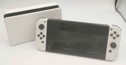 Nintendo Switch OLED 64GB Console - White Joy-Cons - Unboxed With Dock & Wires
