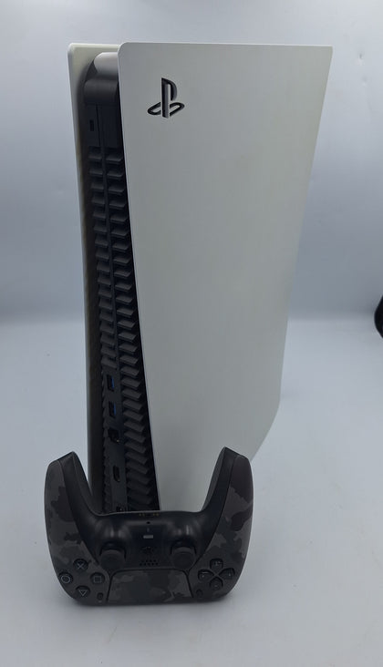 Sony PlayStation 5 (ps5) disc edition 825GB gaming console with 1 x camo controller and alk leads BOXED