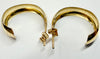 9ct gold earrings 0.8 grams