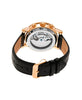 Heritor Automatic - Winston Semi-Skeleton Leather-Band Watch