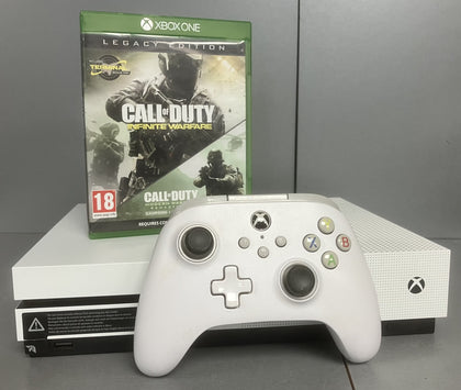 Microsoft Xbox One S White 500GB Console Bundle ( + Call Of Duty Infinite Warfare Legacy Edition )