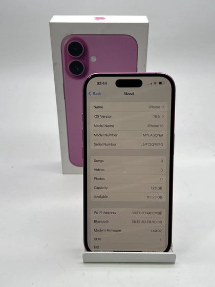 Apple iPhone 16 - 128GB - Pink