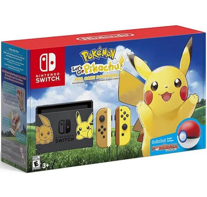 Nintendo Switch Pokémon: Let's Go, Pikachu! Console HACSKFALF Brown/Yellow