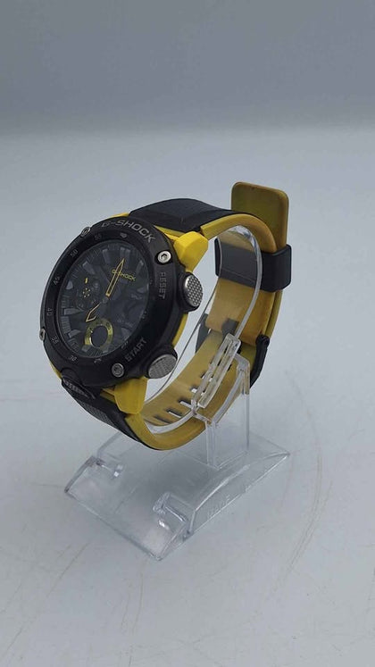 Casio G-Shock GA-2000-1A9ER Men's Watch – Carbon Core Guard - Black & Yellow (Unboxed)