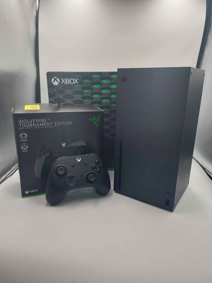 Xbox Series X Console, 1TB, Black, Boxed With Razer Wolverine Tournament Edition Pad, Boxed *SALE*