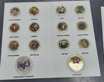The multiverse of marvel Brand new commemorative coin set, limited edition set 0117/9999