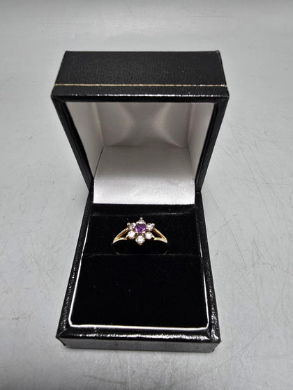 9ct Gold Ring 375 1.4G Size N