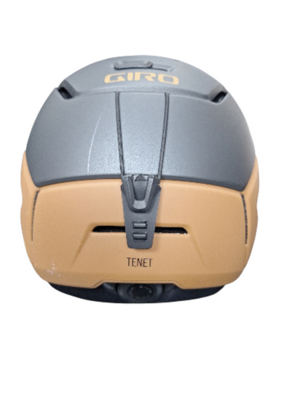 GIRO TENET MIPS BLACK AND GOLD MATTE SKIING/SNOW HELMET (WITH FLEECE PADDING)