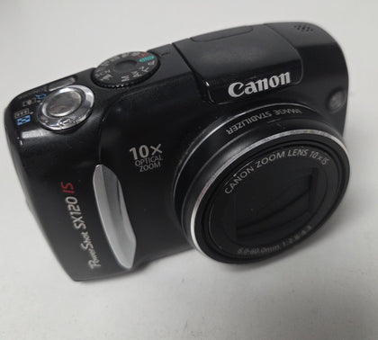 Canon SX120 Is 10.0 Mega Pixel 10x Optical Digital Camera (Black)