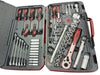 TengTools TM095 95 Piece 1/4" And 1/2" Drive Socket, Screwdriver And Spanner Set - With Carry Case