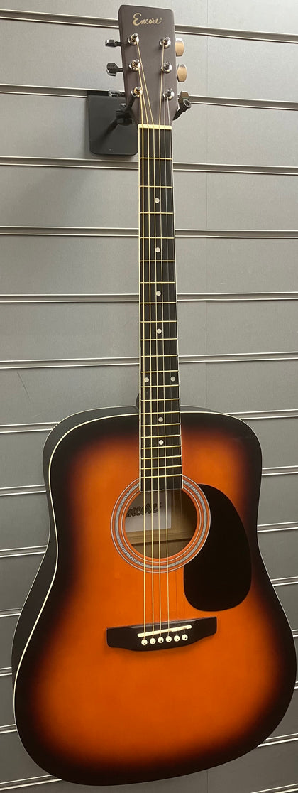 ** Collection Only ** Encore EW100SB Acoustic Guitar - Sunburst