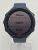 Garmin Forerunner 245 Music + GPS Running Watch, Black, Boxed With Charger & Blue Rubber Strap