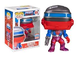 Masters of the Universe POP! Retro Toys Vinyl Figure Roboto (2021 Summer Virtual Funkon) *81 **Collection Only**