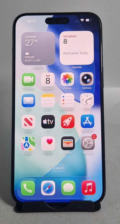 Apple iPhone 15 Pro Max 256GB Blue Titanium, Unlocked 87% BH