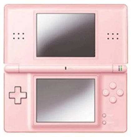 DS Lite Console, Pink, with Mario boxed game and 2 unboxed games
