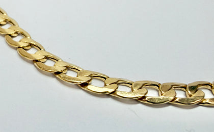 9ct gold curb chain 24