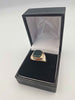 9ct Yellow Gold Signet Ring With Green Onyx Stone - Size U - 4.20 Grams