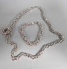 Silver Chain & Bracelet set 109.1G