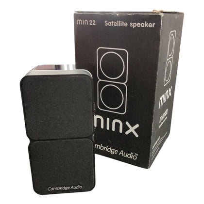 Cambridge Audio Minx Min 22 Satellite Bookshelf Speaker**Boxed** COLLECTION ONLY