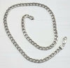 Silver Curb Chain 20"