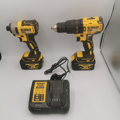 DeWalt DCK2062M2T XR Brushless Compact Twin Pack 18V 2 x 4.0Ah