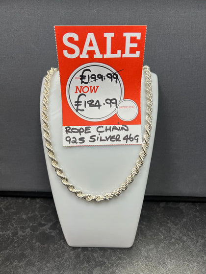 Rope Silver Chain 92s 46g 24
