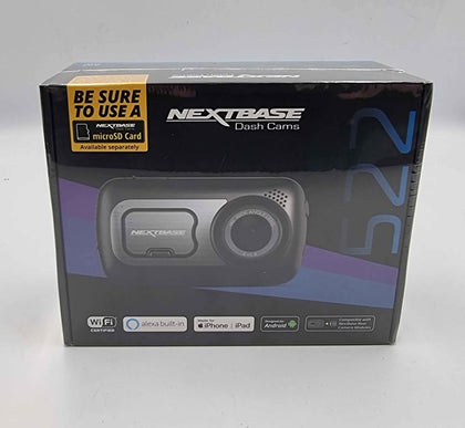 NEXTBASE 522GW Dash Cam Bundle - Includes: In-Car Dash Cam + 32GB Micro SD Card + Protective Case