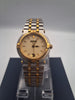 Original vintage gucci 9000L ladies quartz two toned steel dress watch  boxed