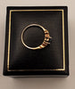 9ct gold ring with Aqua stone