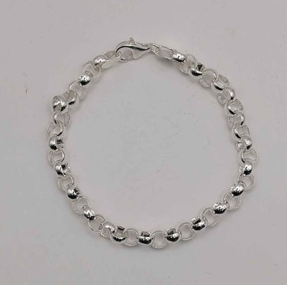 *BRAND NEW* 925 belcher style braclet 13.2g boxed 9